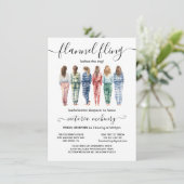 Invitation Flannel Fling avant la Bachelorette de l'anneau (Debout devant)