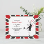 Invitation Flapper (Debout devant)