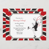 Invitation Flapper (Devant / Derrière)