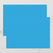 Invitation Flat Sky Blue Background for Web & Print (Devant / Derrière)