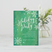 Invitation Flèche de neige Whimy | Green Holiday Party (Debout devant)