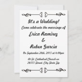 Invitation Flèche musicale (Devant)