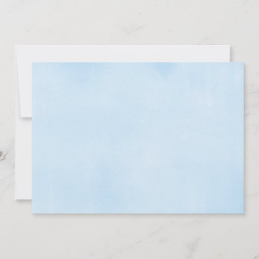 Invitation Flèche-neige en argent bleu baby shower virtuel (Dos)