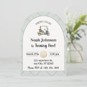 Invitation Flèche sur le terrain de golf de Boy's 5th Birthda (Debout devant)