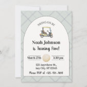 Invitation Flèche sur le terrain de golf de Boy's 5th Birthda (Devant)