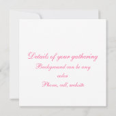 Invitation Flèches (Dos)