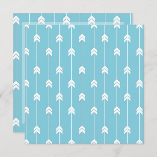 Invitation Flèches (Devant / Derrière)