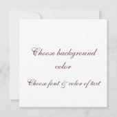 Invitation Flèches (Dos)