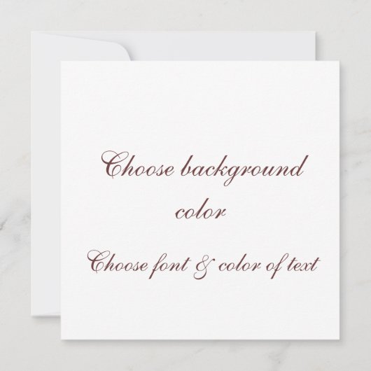 Invitation Flèches (Dos)