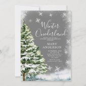 Invitation Flèches blanches Hiver Onederland 1er anniversaire (Devant)