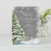 Invitation Flèches blanches Hiver Onederland 1er anniversaire (Debout devant)