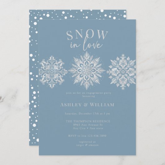 Invitation Flèches d'aquarelle | Partie de l'engagement de sc (Devant / Derrière)