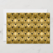 Invitation Flèches de cerfs Antlers Photo de Noël V2 Gold ID8 (Dos)