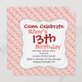 Invitation Flèches de l'Heureuse Sainte-Valentin Cupid rouge  (Devant / Derrière)