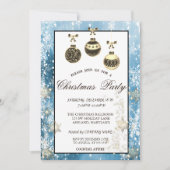 Invitation Flèches de neige, Bals de Noël (Devant)