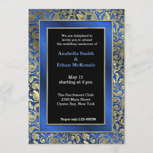 Invitation Flèches d'or * choisir la couleur arrière - plan