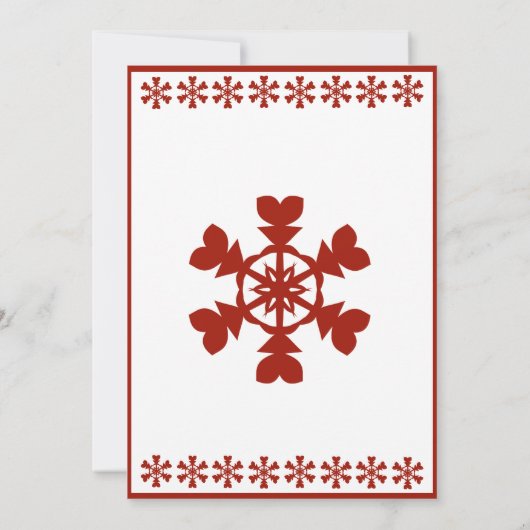 Invitation Flèches rouges (Dos)