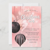 Invitation Fléchettes de neige, Boules Red Christmas Company (Devant)