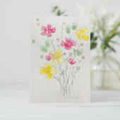 invitation fleur (Debout devant)