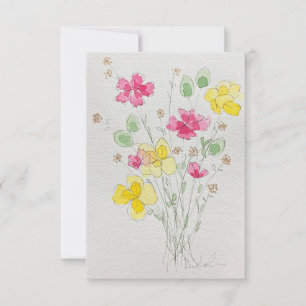 invitation fleur