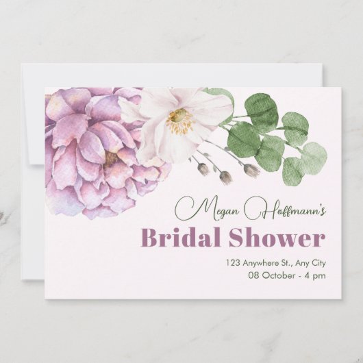 Invitation Fleur (Devant)