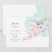 Invitation Fleur au doux parler (Devant / Derrière)