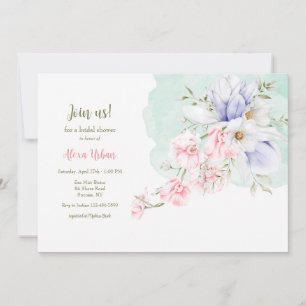 Invitation Fleur au doux parler