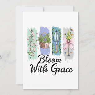 Invitation Fleur avec Grace Garden Floral Art