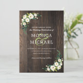 Invitation Fleur blanche | Bois Floral Botanique Corner Maria (Debout devant)