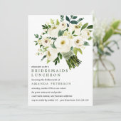 Invitation Fleur Blanche | Déjeuner des Demoiselles d'Honneur (Debout devant)