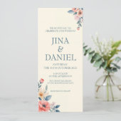 Invitation Fleur bouillante (Debout devant)