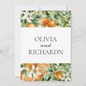 Invitation Fleur carrelée méditerranéenne Italien Positano Le (Dos)