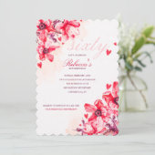 Invitation Fleur cramoisie (Debout devant)