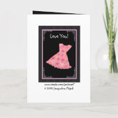 Invitation Fleur CUSTOM NAME Fille PECHE Robe (Dos)