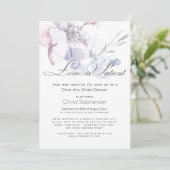 Invitation Fleur d'amour est patiente Fête de mariage Drive T (Debout devant)