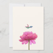 Invitation Fleur d'anniversaire (Dos)