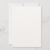 Invitation Fleur d'anniversaire (Dos)