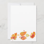 Invitation Fleur d'aquarelle Verset de Thanksgiving Anniversa (Dos)
