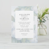 Invitation Fleur de bois de chien blanc (Debout devant)