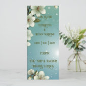 Invitation Fleur de cerisier à bulles (Debout devant)