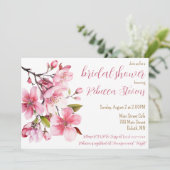 Invitation Fleur de cerisier, Fête des mariées de printemps (Debout devant)