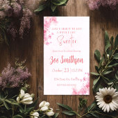 Invitation Fleur de Cerisier Fleurale Rose