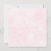 Invitation Fleur de cerisier rose 60e anniversaire (Dos)