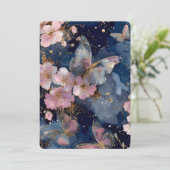 Invitation Fleur de Cerisier Rose – Arbre Sakura (Debout devant)