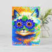 Invitation Fleur de chat (Debout devant)