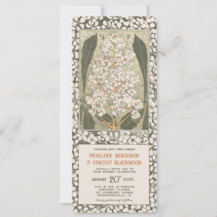 Invitation Fleur de châtaignes de mai - Mariage vintage