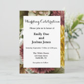 Invitation Fleur de chrysanthème mère florale (Debout devant)