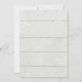 Invitation Fleur de Citrouille Blanche Rustique en Bois de Gr (Dos)