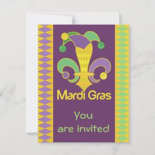 Invitation Fleur de Jester