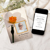 Invitation Fleur de jonquille blanche Printemps Anniversaire 